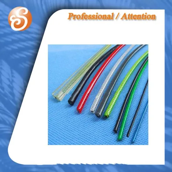 Coated Stainless Steel Wire Rope 316 / 304 Cable Assembly