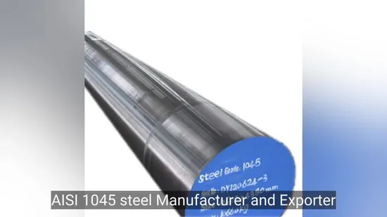 Hot Rolled Cold Drawn Carbon Structural Shaft 1045 Steel S45c Round Bar Carbon Round Bar