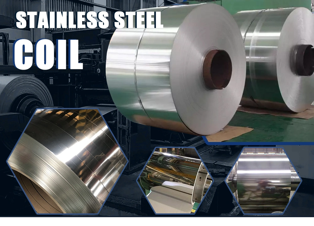 Hot/Cold Rolled AISI SUS 201 304 316L 310S 409L 420 420j1 420j2 430 431 434 436L 439 No. 1/2b/Ba/No. 4/Brushed/8K Mirror Stainless Steel Coil