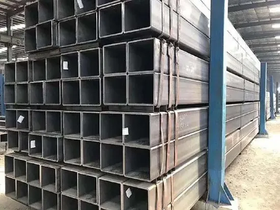 Standard Welded Carbon Steel Square Pipe with ISO 9001 Certification 